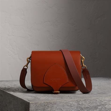 square satchel in leather burberry|Burberry bags sale outlet.